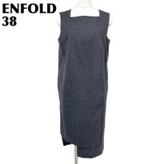 ENFOLD ブラック カットソーワンピース 38 - メルカリ