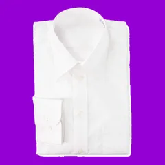 6041 冠婚葬祭 ビジネス 形態安定 メンズ 長袖 白ワイシャツ [アトリエサンロクゴ]