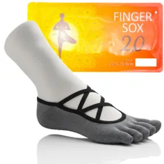 [FITnadi] ピラティス 靴下 ヨガソックス 【魅せる脚先・ピタッと安定】 ヨガ靴下 5本指 ソックス 滑り止め レディース