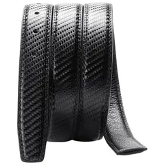ベルト バックルなし 本革 ベルトのみ 28ｍｍ 2.8cm 28 28ミリ交換用 メンズ 交換 穴あり ビジネス 革のみ メンズベルト カーボン 大きいサイズ バックル無し 帯のみ 替えベルト スペア 黒 ブラック MBAD-SB
