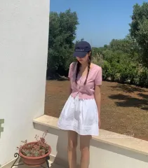 タナット スカート Flouncy mini skirt 白 (新品 タグ付き)