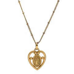 箱付 美品 ドルチェアンドガッバーナ ネックレス ハート 薔薇 DG ゴールド 箱付 美品 ドルチェアンドガッバーナ ネックレス ハート 薔薇 DG
