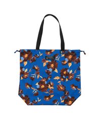 KiUキウ 防水袋套 WATERPROOF BAG COVER 防水 撥水 手提袋 環保袋 防雨 兩用 束口袋 可收納 小巧 時尚 男女通用 男士 女士 男女皆宜 鮮豔花 [鮮豔花]