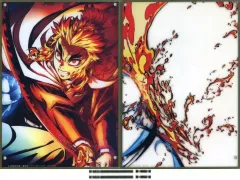 【中古】アクリルスタンド・アクリルパネル 煉獄杏寿郎 ビッグレイヤードアクリルパネル 「劇場版 鬼滅の刃 無限列車編 五周年記念 WEBSHOPくじ 杏寿郎vs猗窩座」 A賞