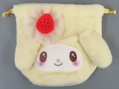【中古】バッグ マイメロディ スウィートケーキコレクション フェイス巾着 「サンリオキャラクターズ」