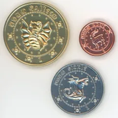 【中古】置物・装飾品 グリンゴッツ銀行 コイン3枚セット MASTERELIVE COLLECTION 「一番くじ ハリー・ポッター Magical Holiday!」 D賞