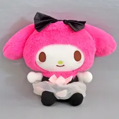 【中古】ぬいぐるみ マイメロディ ブラックフラワーインドレスBIGぬいぐるみ 「マイメロディ・クロミ」