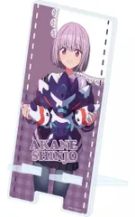 【中古】スマホ・モバイルスタンド(アクリル) 14.新条アカネ スマキャラスタンド ぬいぐるみと一緒ver.(描き下ろしイラスト) 「グリッドマンユニバース POP-UP STORE」