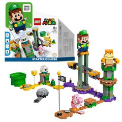 신품 레고 (LEGO) 슈퍼 마리오 장난감 레고 (R) 루이지 (TM)와 비누의 시작 스타터 세트 루이지 소년 소녀 마리오 어린이 장난감 피규어 게임 장난감 교육 장난감 생일 선물 7 선물 7 선물