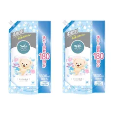 【人気商品】ファーファ ストーリー 柔軟剤 そらのお散歩 詰替用 特大 1800ml フローラルソープの香り×2個