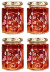 【新品未開封】大人気！カルディ 梅にんにく辣油 4個セット KALDI もへじのサムネイル