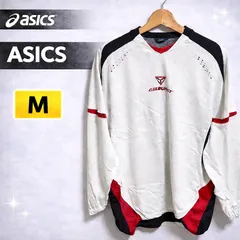 asics GELBURST ゲルバースト 長袖 バスケウェア M 白 赤 黒