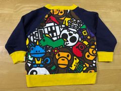 BAPE KIDS ハーフジップ トレーナー 総柄 | Mercari