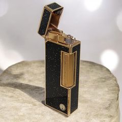 希少モデル dunhill ダンヒル ガスライター ローラー式 ブラック 希少モデル dunhill ダンヒル ガスライター ローラー式 ブラック