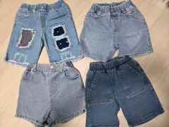 男の子 デニムハーフパンツ