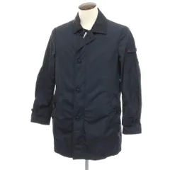 【中古】ピューテリー PEUTEREY ナイロン ステンカラーコート ネイビー【サイズ50】【メンズ】のサムネイル