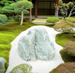 引き取り限定】高級 庭石 青石 景石 横幅100cm超 日本庭園 造園 愛知県