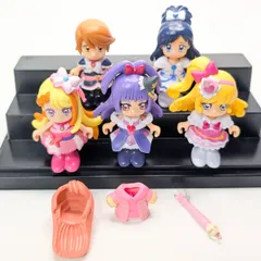 プリコーデドール 5個 まとめ売り キュアブラック キュアホワイト 魔法使いプリキュア キュアミラクル キュアマジカル