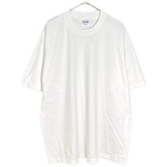 00년대 Hanes 헤인즈 무지 T셔츠 화이트(맨즈 XL) 중고 헌 옷 X7556