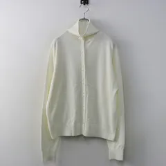 2025AW クルーレ crewre 2wayハイネックスリムカーディガン 3｜オフホワイト トップス ニット 前開き スタンドカラー【2400014905199】