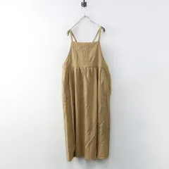 サマンサモスモス Samansa Mos2 SM2 エプロンジャンパースカート F‖キャメル ワンピース ドレス ロング ギャザー【2400014903225】