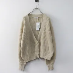 ベイフロー BAYFLOW 畦編み ニット カーディガン 3｜ベージュ系 コットン 前開き Ｖネック 長袖【2400014904345】