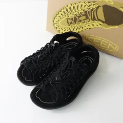 未使用 キーン KENN UNEEK II OT W ユニークツー サンダル 24.5cm｜ブラック シューズ メッシュ【2400014904420】