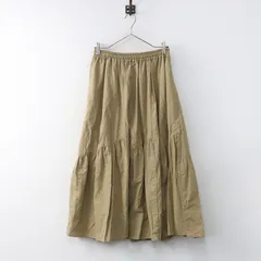 サマンサモスモス Samansa Mos2 SM2 柄アソート斜め切替ティアードスカート F‖ベージュ ボトムス ロング【2400014903010】