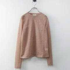 ユナイテッドアローズ UNITED ARROWS グリッターラメ ジャージー カットソー‖ピンク プルオーバー 長袖 シアー 透かし【2400014904918】のサムネイル