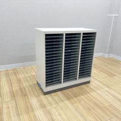 PLUS スチールキャビネット 書類収納 図面ケース 引き出し21段×2」 PLUS スチールキャビネット 書類収納 図面ケース 引き出し21段×2