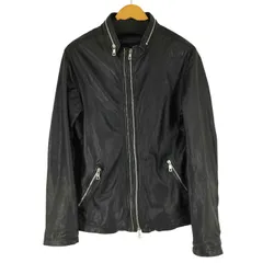 ジョルジオブラット Giorgio Brato 19AW ダブルジップ シングルラムレザージャケット メンズ JPN：46 