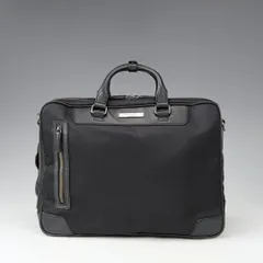 2530* BURBERRY ブラックレーベル クレストブリッジ 2way ビジネスバッグ リュック バックパック チェック 黒