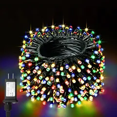 【在庫セール】ハロウィン装飾 フェアリーライト ガーランドライト クリスマス/ハロウィン/パーティー/新年/祝日/結婚式/庭対応 キャンプ用 複数連結可 飾りライト タイマー機能 屋外 屋外 記憶メモリー付き 照明 8点灯パターン 屋外用LEDイルミネーション