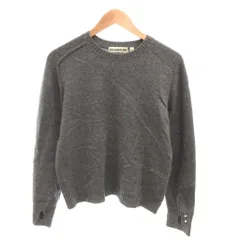 ユニクロ UNIQLO × アニヤ・ハインドマーチ カシミヤクルーネックセーター ニット 長袖 L グレー /YJ ■ECC001