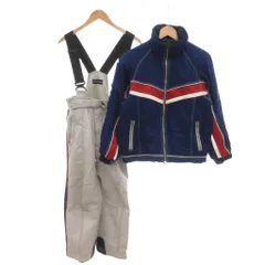 フェニックス PHENIX スキーウェア セットアップ 中綿ジャケット パンツ オーバーオール S 紺 ネイビー グレー /YJ ■ECA001