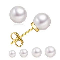 【新品】 KRKCLIFE パール ピアス 真珠 一粒 7.5mm 天然淡水 100％真珠層 S925純銀 アレルギー対応 レディース 冠婚葬祭/結婚式/入学式 プレゼント 0