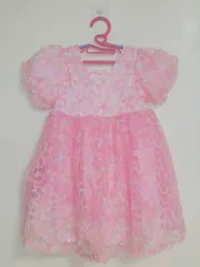 マリ＆モリモリ ベロニカ フラワー ONE PIECE 新品（130）