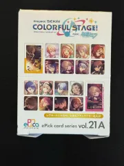プロジェクトセカイ ePick エピカ カード 21 A 未開封 ボックス まとめ パシャ