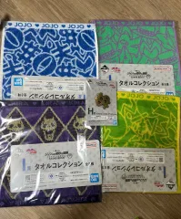 ジョジョ 4部 スタンドラッシュ 一番くじ I賞 タオル H賞 メタル ピンズ セット Killer Queen