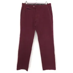 【美品】アシュワース コーデュロイパンツ ボルドー系 ストレッチ メンズ 88 ゴルフウェア ASHWORTHのサムネイル