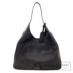 PRADA プラダ ホーボー ワンショルダー ショルダーバッグ カーフ レディース [中古] PRADA プラダ トライアングルロゴ ナイロン レザー ホーボーバッグ