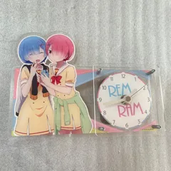レム＆ラム アクリルクロック  リゼロ 時計 Re：ゼロから始める異世界生活  158