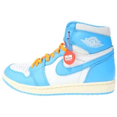 NIKE (ナイキ) AIR JORDAN 1 RETRO HIGH OG UNC REIMAGINED エアジョーダン1 レトロ UNC リイマジンド ハイカットスニーカー ブルー/ホワイト US10.5/28.5cm DZ5485-402