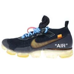 NIKE (ナイキ) ×OFF-WHITE AIR VAPORMAX FLYKNIT オフホワイト エア ヴェイパーマックス フライニット ローカットスニーカー ブラック US9/27.0cm AA3831-002
