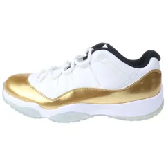 NIKE (ナイキ) AIR JORDAN 11 RETRO LOW CLOSING CEREMONY エアジョーダン11 クロージングセレモニー ローカットスニーカー ホワイト/ゴールド US13/31cm 528895-103のサムネイル