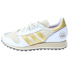  アディダス ×GOLDIE Spezial SIlverbirch ゴールディ スペツィアル シルバーバーチ ローカットスニーカー ホワイト/ゴールド US8.5/26.5cm JI2085 adidas (アディダス) ×GOLDIE Spezial SIlverbirch ゴールディ