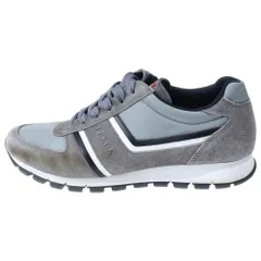 PRADA SPORT (プラダ スポーツ) スウェード ローカットスニーカー シューズ グレーのサムネイル