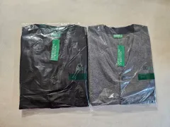 (新品) ベネトン メンズ カーディガン 2点 まとめ