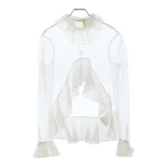 GIVENCHY (ジバンシィ) フリル ラッフルシャツ BW613U14P8 ホワイト レディースのサムネイル