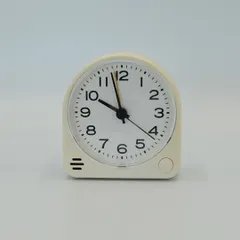 希少 2010年代 無印良品 アナログ目覚まし時計 ※アラーム故障のサムネイル